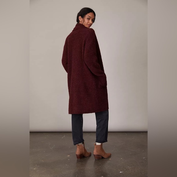 Anthropologie Brenna Boucle Longline Cardigan One Size Like New - Picture 2 of 11